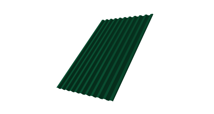 Профнастил С21R 0.45 PE-Double RAL 6005 зеленый мох