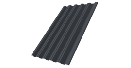 Профнастил НС35R 0.45 Drap RAL 7024 мокрый асфальт