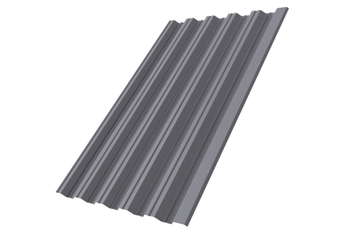 Профнастил HC35R 0,7 PE RAL 7004 сигнальный серый