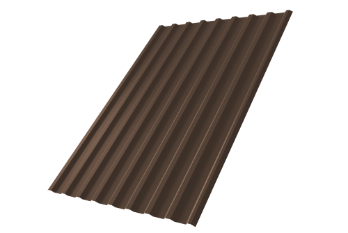 Профнастил С20R 0,5 PurPro Matt 275 RAL 8017 шоколад