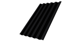 Профнастил HC35R GL 0,5 PurPro Matt 275 RAL 9005 черный