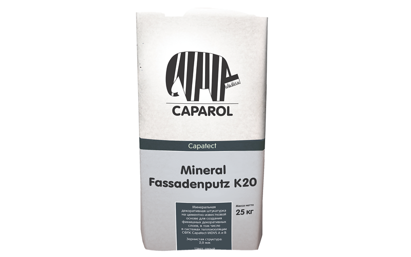 Матовая Минеральная Декоративная Штукатурка Capatect Mineral Fassadenputz К 20 25 кг