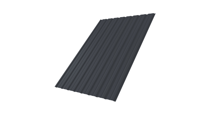 Профнастил С10В 0.45 Drap TX RAL 7024 мокрый асфальт