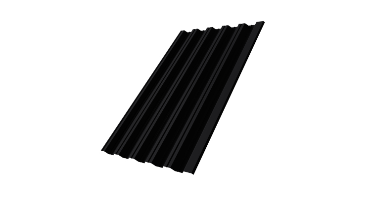 Профнастил HC35R 0,5 Satin Matt TX RAL 9005 черный