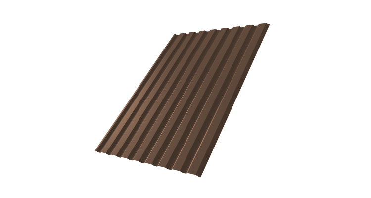 Профнастил С20A 0.5 Velur X RAL 8017 шоколад