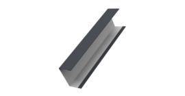 Крышка жалюзи Milan,Tokyo 0,5 Drap RAL 7024 мокрый асфальт (2,5м)