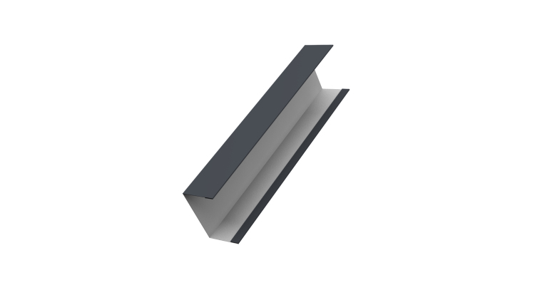 Крышка жалюзи Milan, Tokyo для калиток, ворот 0,45 Drap RAL 7024 мокрый асфальт (3м)